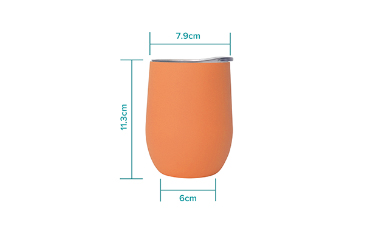 Double Wall Egg Shaped Coffee Cup